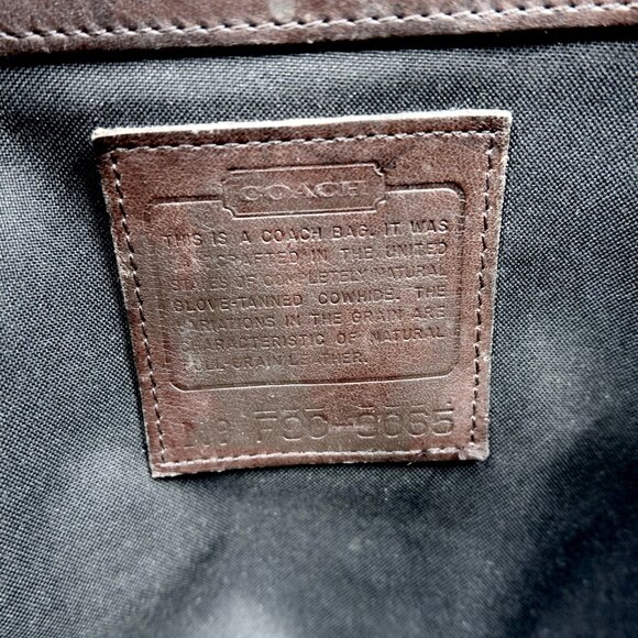 COACH~VINTAGE USA~Legacy Mail~MAHOGANY LEATHER LAPTOP BRIEFCASE MESSENGER BAG - Picture 6 of 6